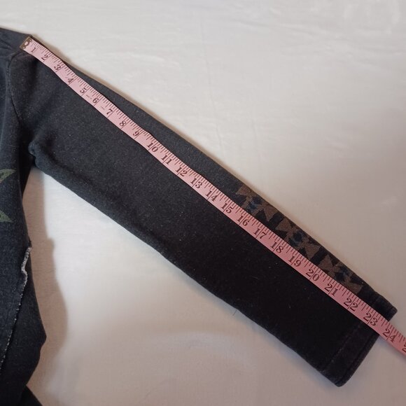 Natural Reflections, Cotton Jacket, Medium, Coal with Southwestern Print, Boho - Picture 12 of 14